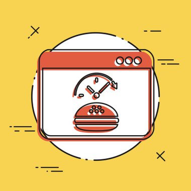 Fast food service simgesini