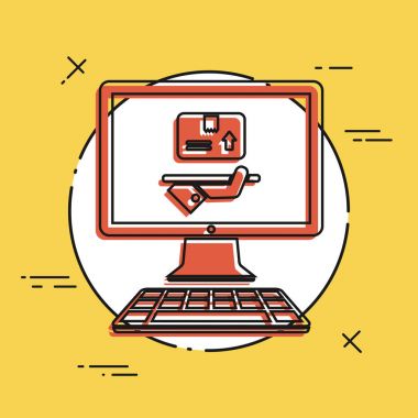 Online Teslimat Servisi simgesini