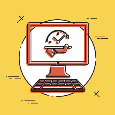 Yüksek hızlı performansları online simgesi