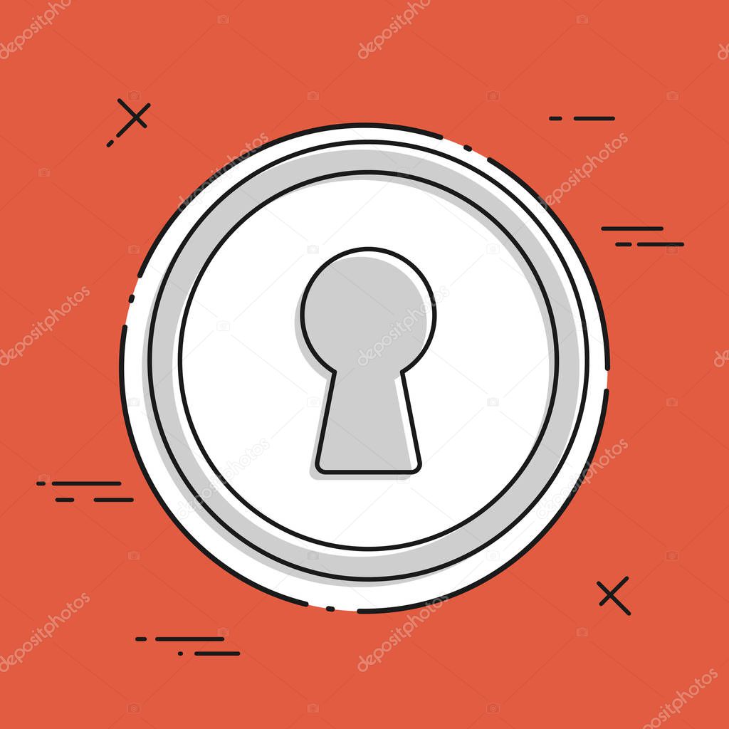 Protected access icon