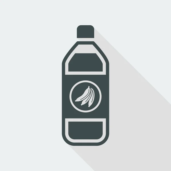 Fruit juice bottle icon — Stock Vector
