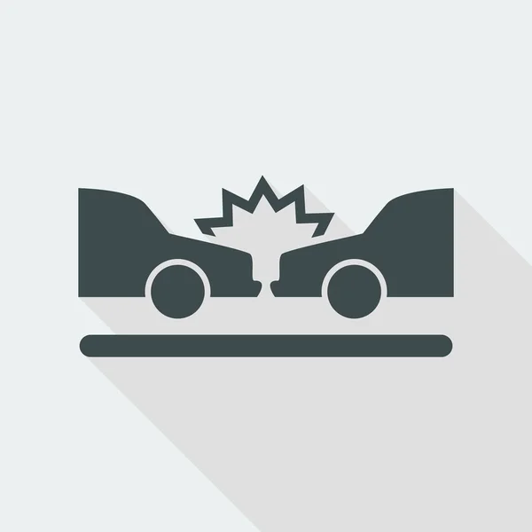 Accidente de coche icono — Archivo Imágenes Vectoriales
