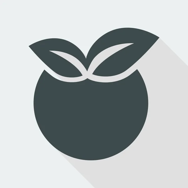 Icono de manzana simple — Vector de stock