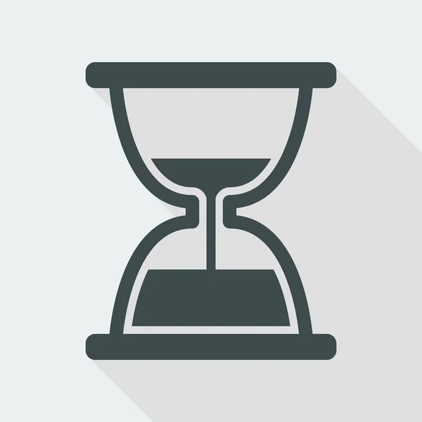 Jeden vodní hodiny ikona — Stockový vektor