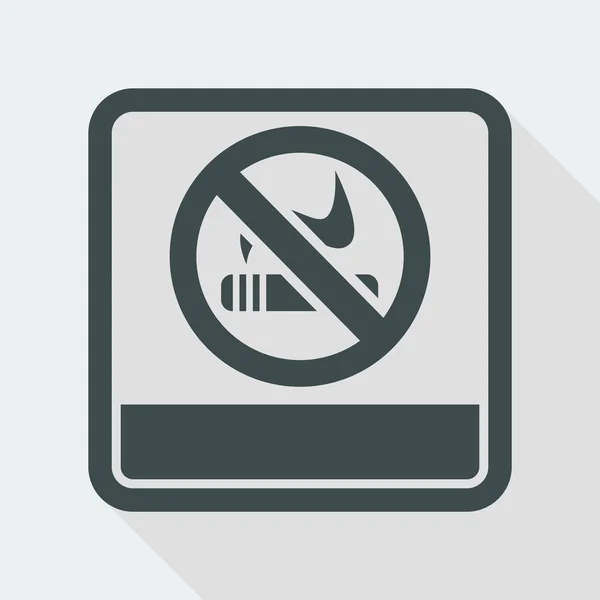 Vektor-Illustration von einzelnen isolierten No Smoke-Symbolen — Stockvektor