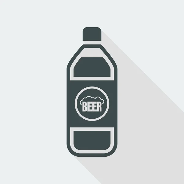 Ikona láhve piva — Stockový vektor