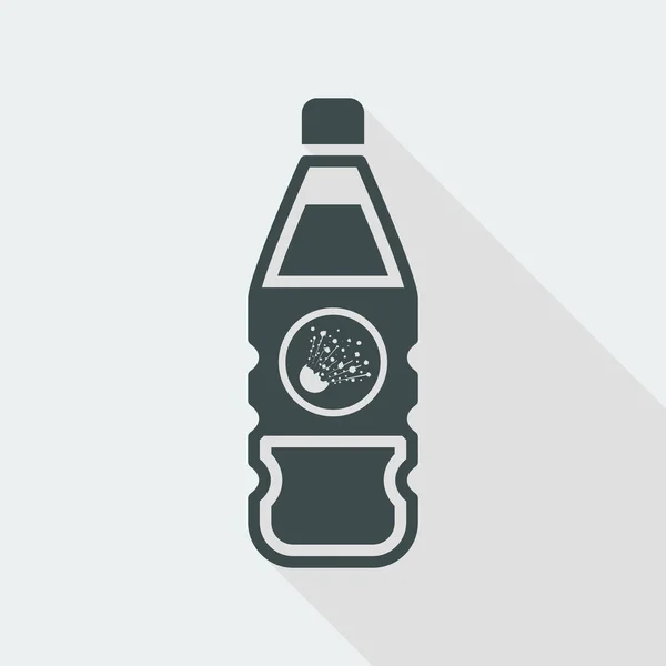 Icono de la botella explosiva peligrosa — Archivo Imágenes Vectoriales