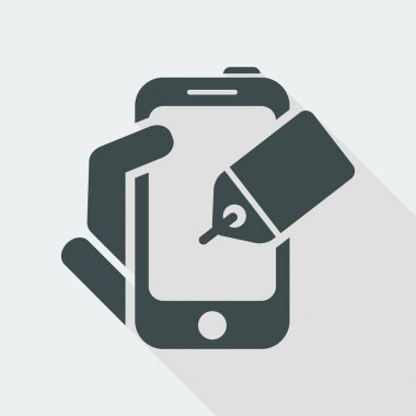 telefon etiketi simgesi