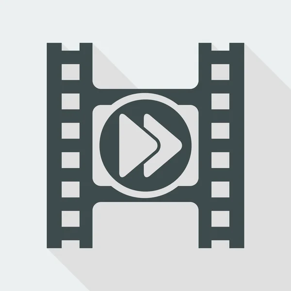 Video player icon — Stock Vector