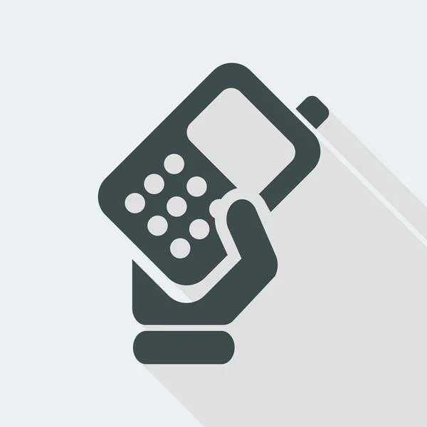 Design of phone icon — Stock Vector