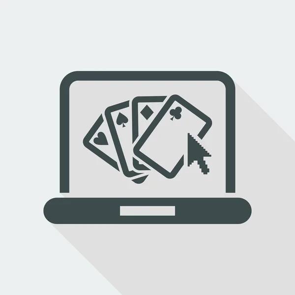 Poker-Ikone — Stockvektor