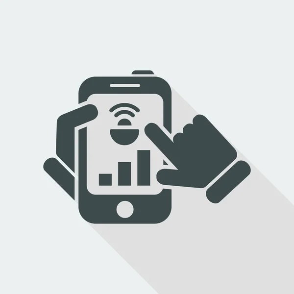 Smartphone icono simple — Archivo Imágenes Vectoriales