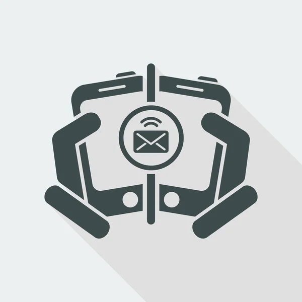 Concept d'icône de courrier — Image vectorielle