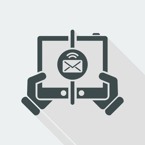 Conceito de ícone de correio — Vetor de Stock