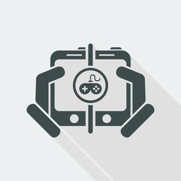 Online spel pictogram — Stockvector