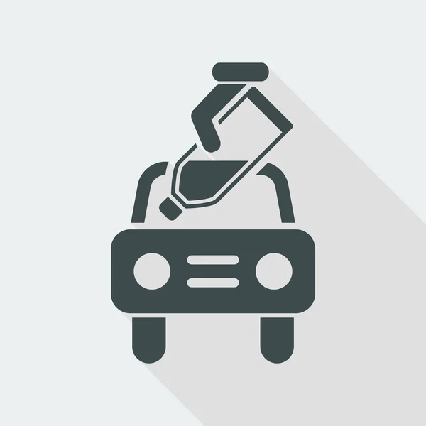 Auto vloeistof gieten — Stockvector