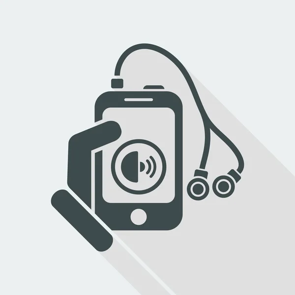 Smartphone icono simple — Vector de stock