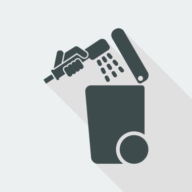 Atık toplama simgesini ayır