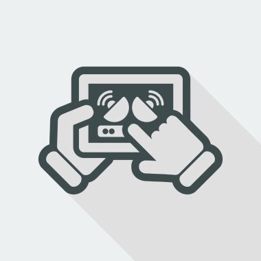 Tablet basit simgesi