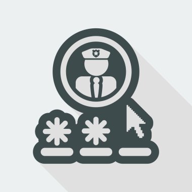 Parola erişim konsepti simgesi
