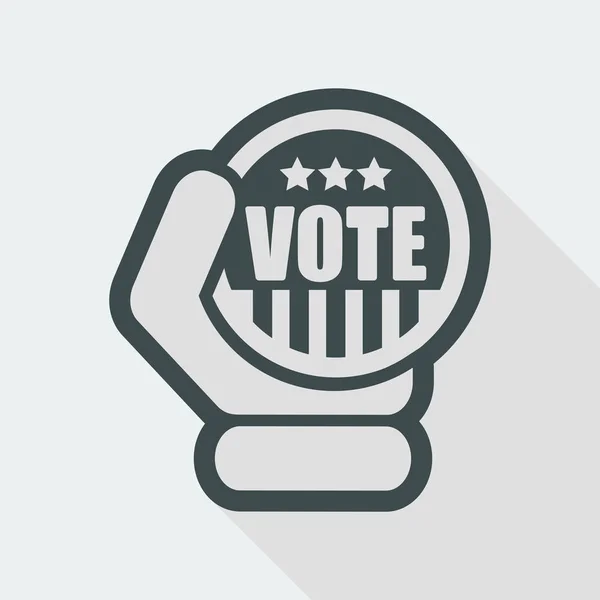 Tasarım oy simgesinin — Stok Vektör