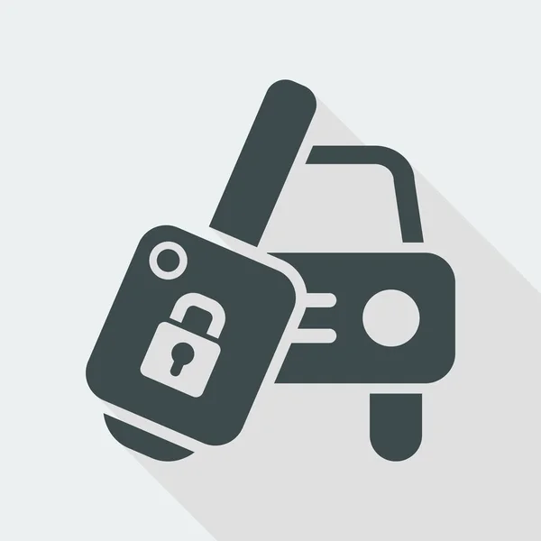 Icône clé de voiture — Image vectorielle