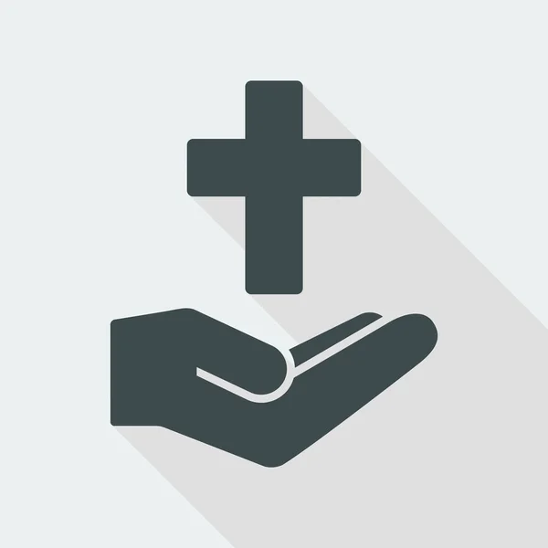 Concepto de servicios religiosos — Vector de stock