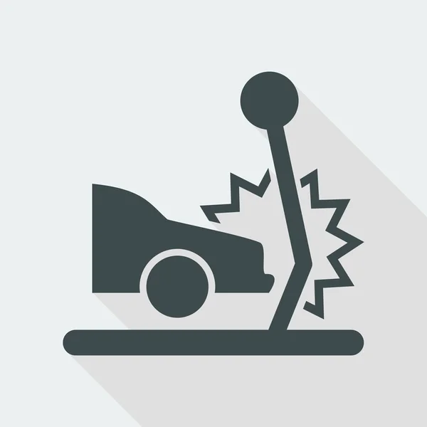 Car crash icon — Stock Vector