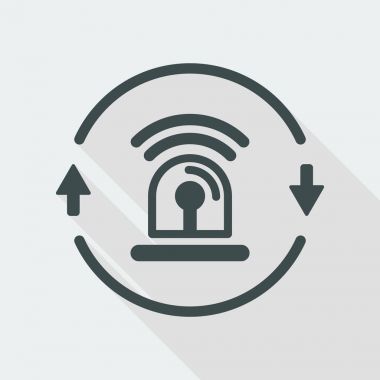 Sürekli tam koruma Servisi simgesini