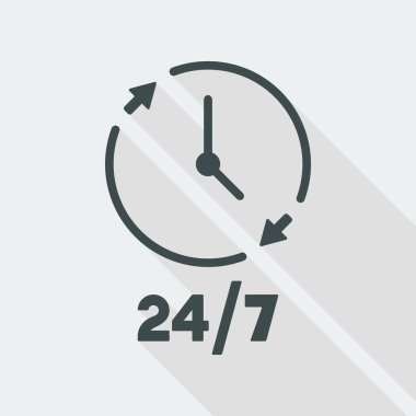 24/7 sabit kavramı sembol
