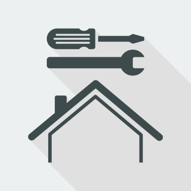 Ev onarım hizmetleri simgesi