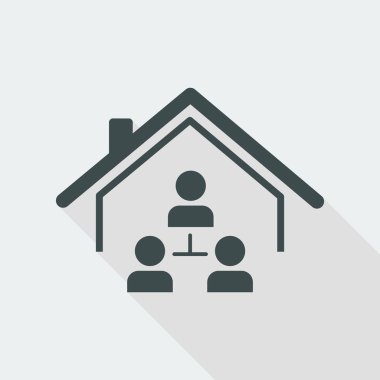 Konut ağ sistem kutsal kişilerin resmi