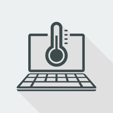 Bilgisayar sıcaklık kutsal kişilerin resmi