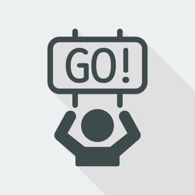 Destekçileri olay simgesi