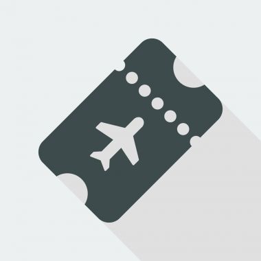 Havayolu bilet simgesi