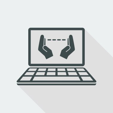 El el simgesi için bilgisayar önlemler 