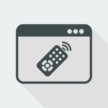 Bilgisayar uzaktan kumanda uygulama simgesi
