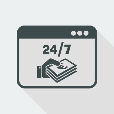 Euro ödeme online simgesi