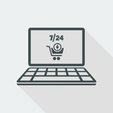 İnternet alışveriş simgesi 