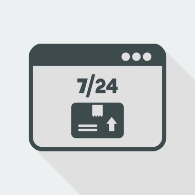 Teslimat Servisi 7/24 simgesini