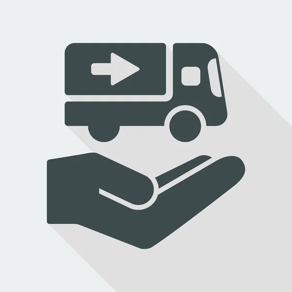 Pictogram voor courier services — Stockvector