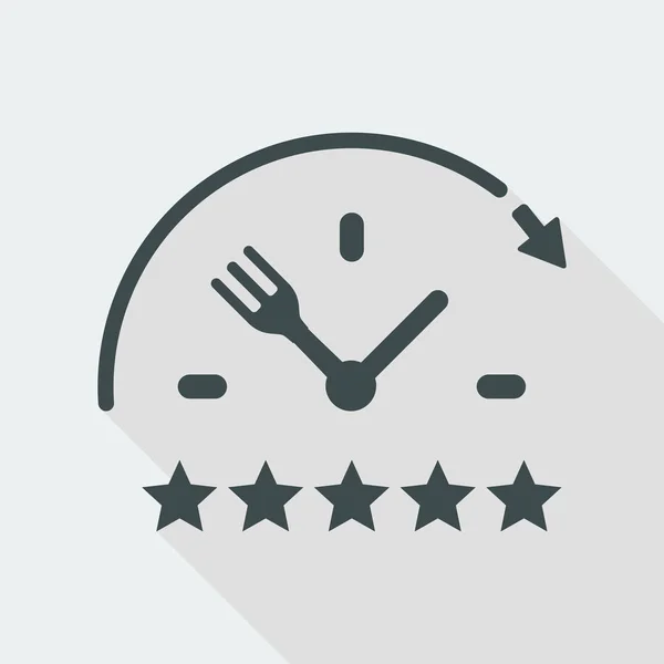 Excellente icône des services alimentaires — Image vectorielle