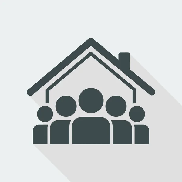 Ikone der sozialen Gemeinschaft — Stockvektor