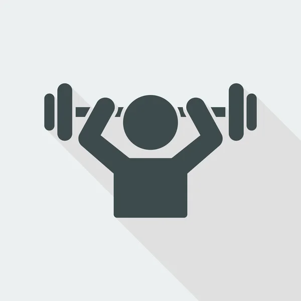 Ikonę aktywności siłowni — Wektor stockowy