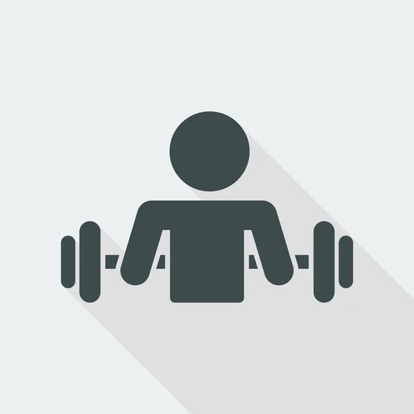 Gym aktivitet ikonen — Stock vektor