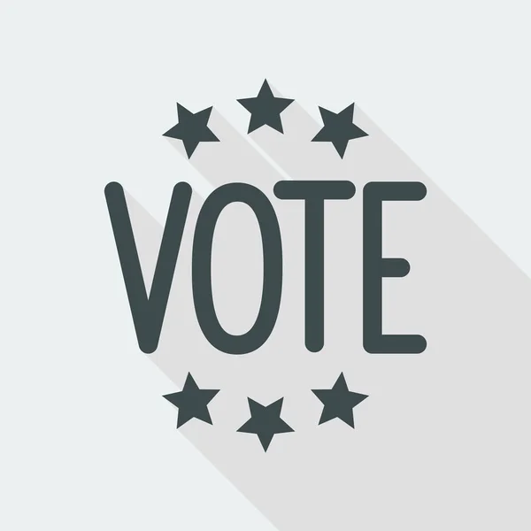 Icône de concept de vote — Image vectorielle