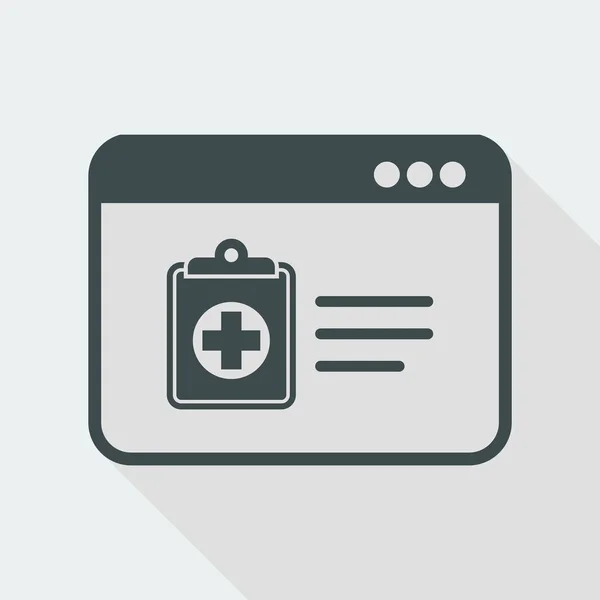 Services web médicaux — Image vectorielle