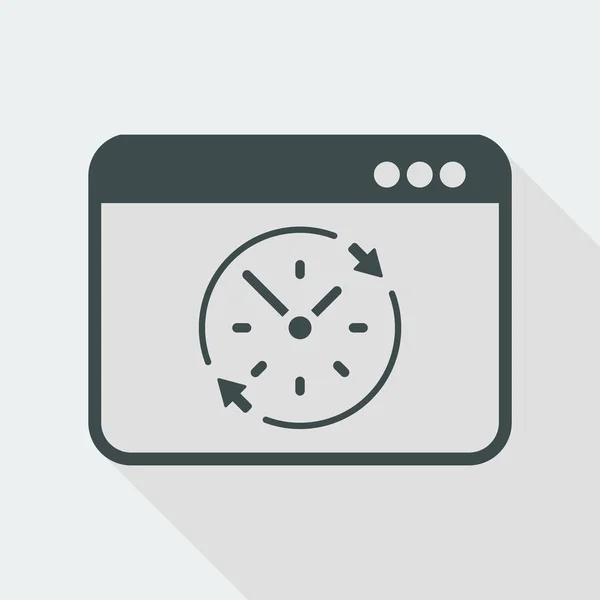 Servicio web a tiempo completo — Vector de stock