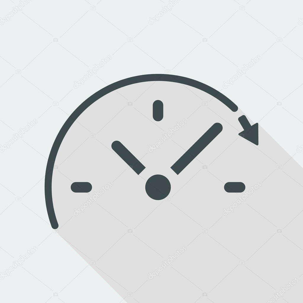 Spending time concept icon