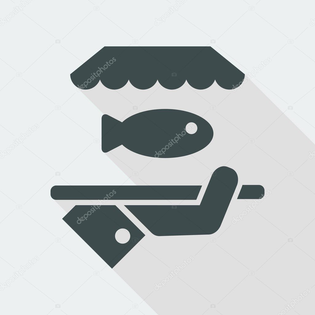 Fish restaurant icon  